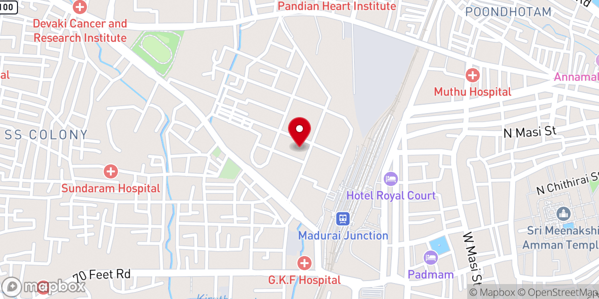 Map showing location of The Church of the Divine Patience ( CSI )