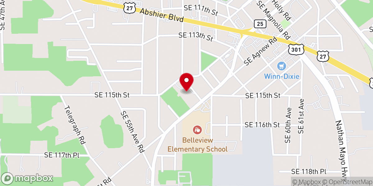 Map showing location of BUMC