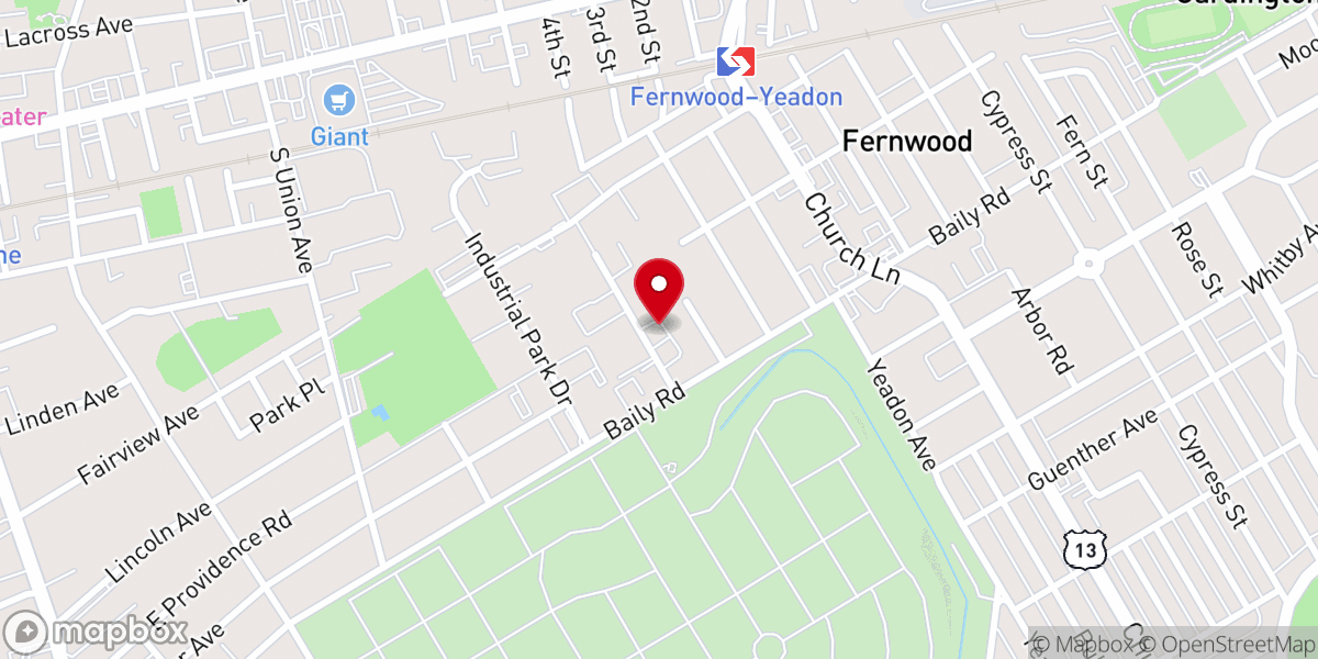 Map showing location of Emmanuel Apostolic Church of God