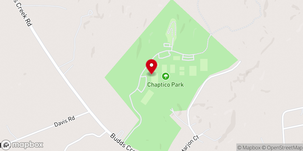 Map showing location of Chaptico Park
