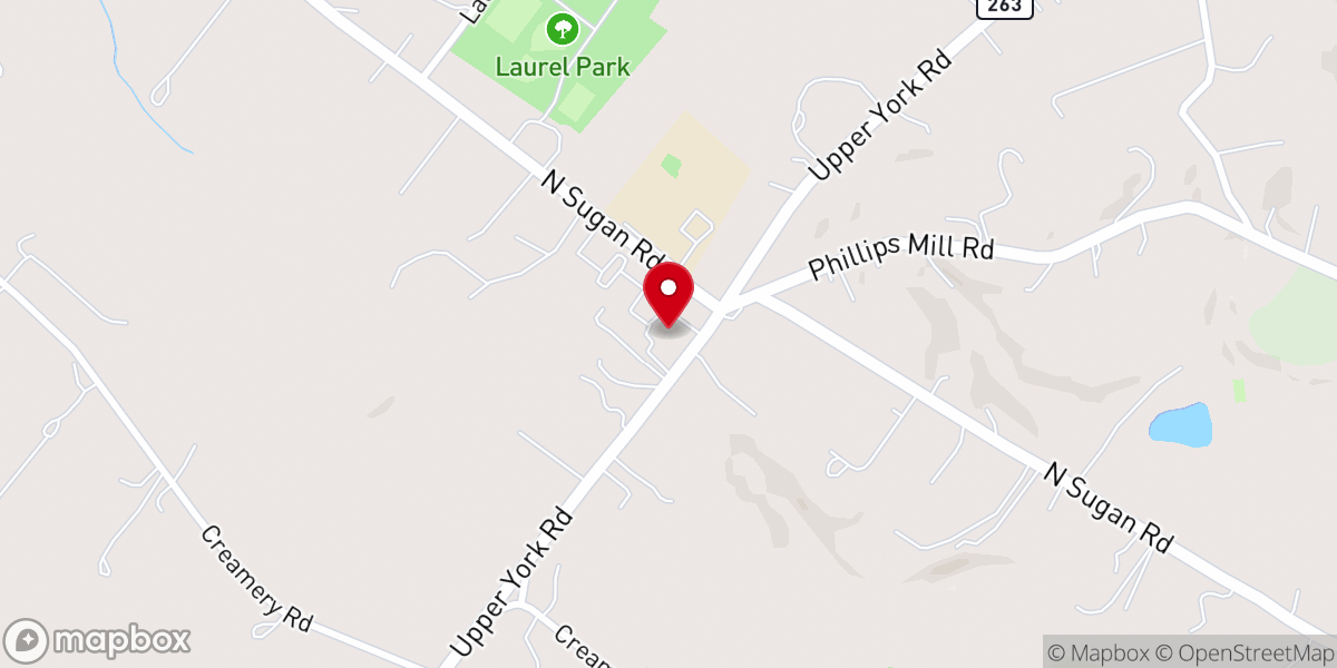 Map showing location of Trinity Episcopal Church Solebury