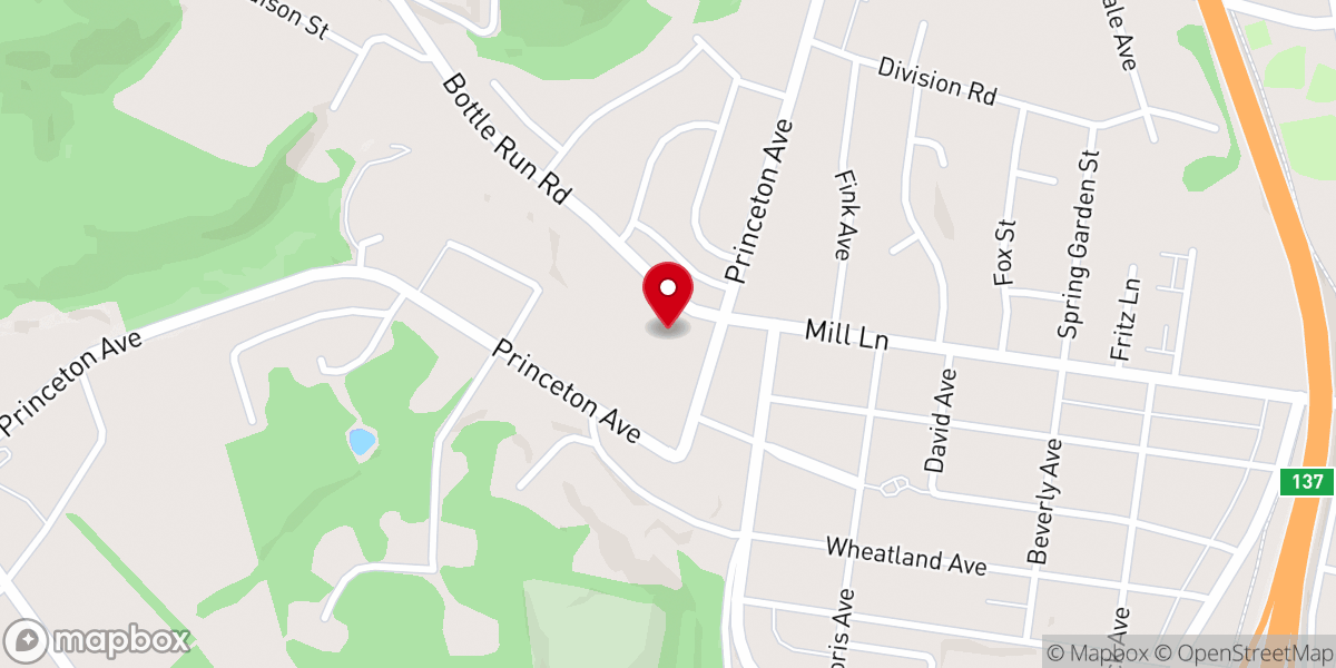 Map showing location of Living Hope UPC