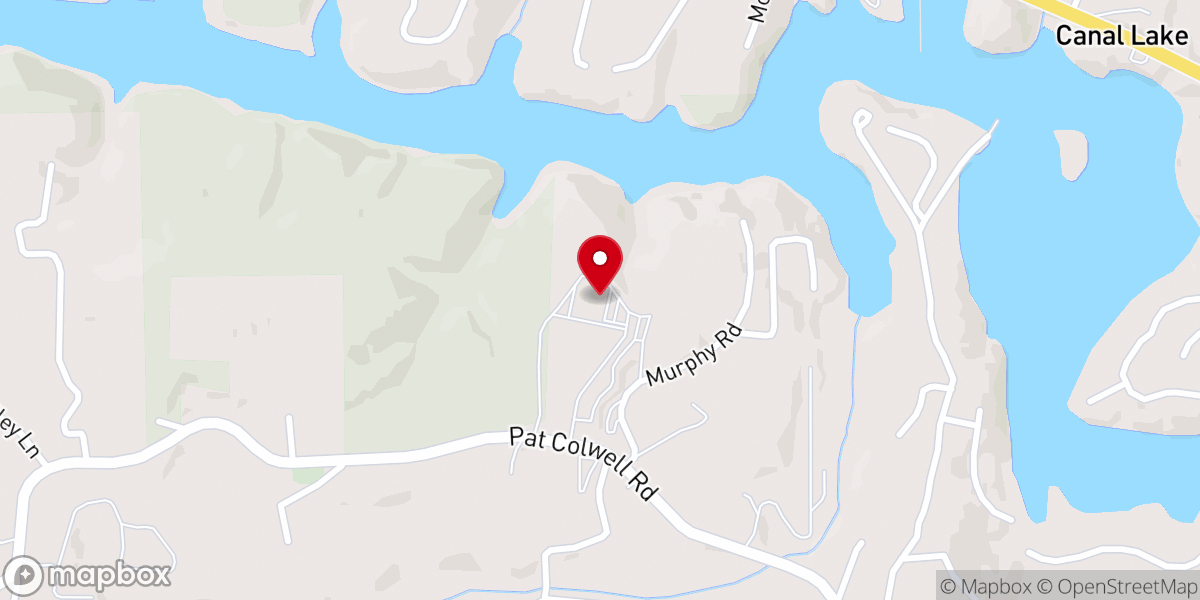 Map showing location of Canal Lake Bible Camp