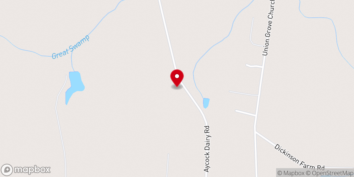 Map showing location of Fremont Church Of God