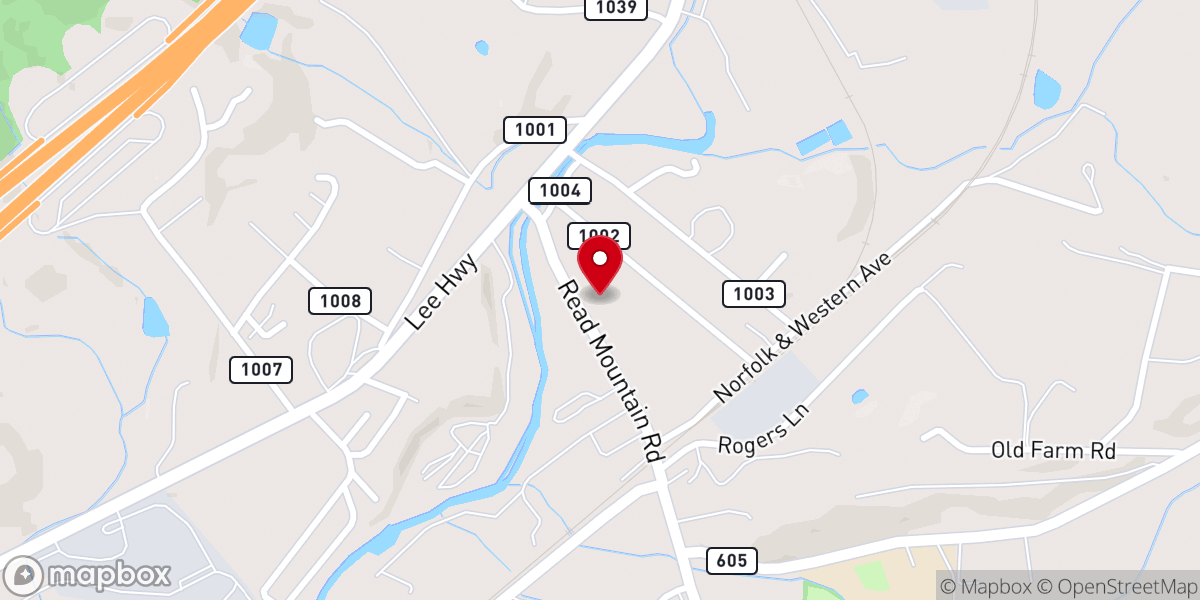 Map showing location of Trinity Church of God