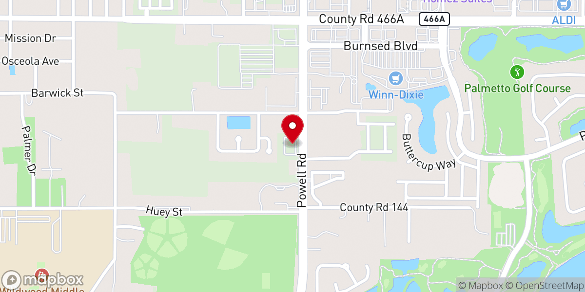Map showing location of Dignity Memorial Life Celebration Center