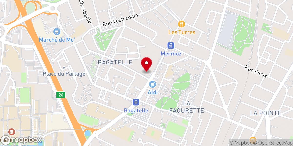 Map showing location of Église du Saint-Esprit de Toulouse