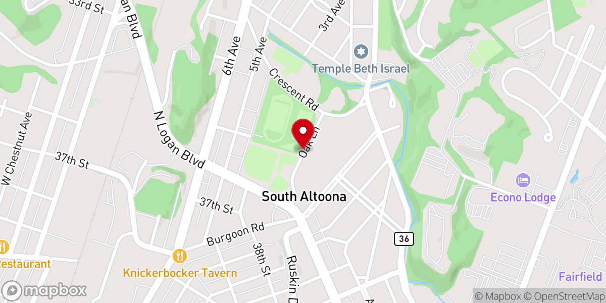 Map showing location of Front Line Ministries Inc
