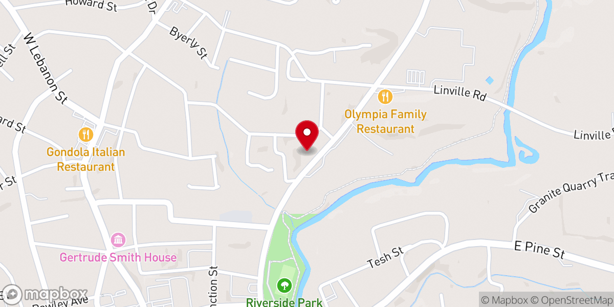 Map showing location of Christ Community Church