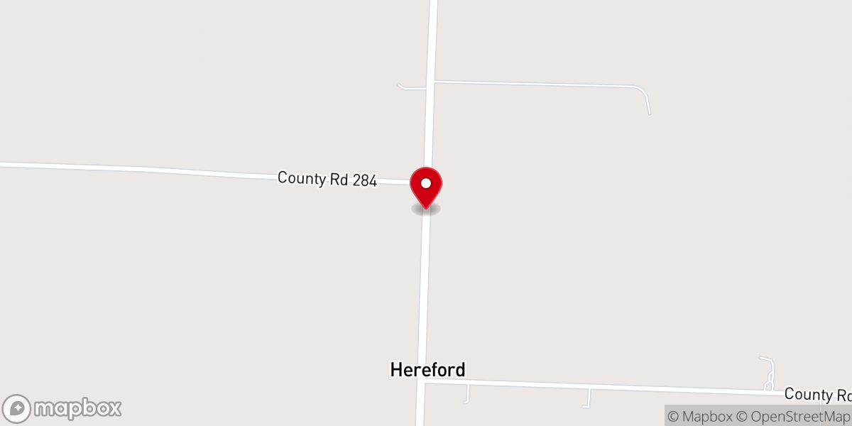 Map showing location of Rising Sun Baptist Church