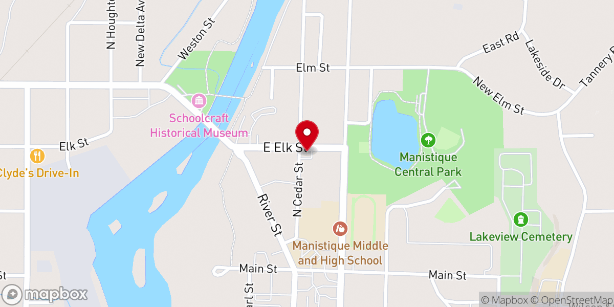 Map showing location of First United Methodist Church