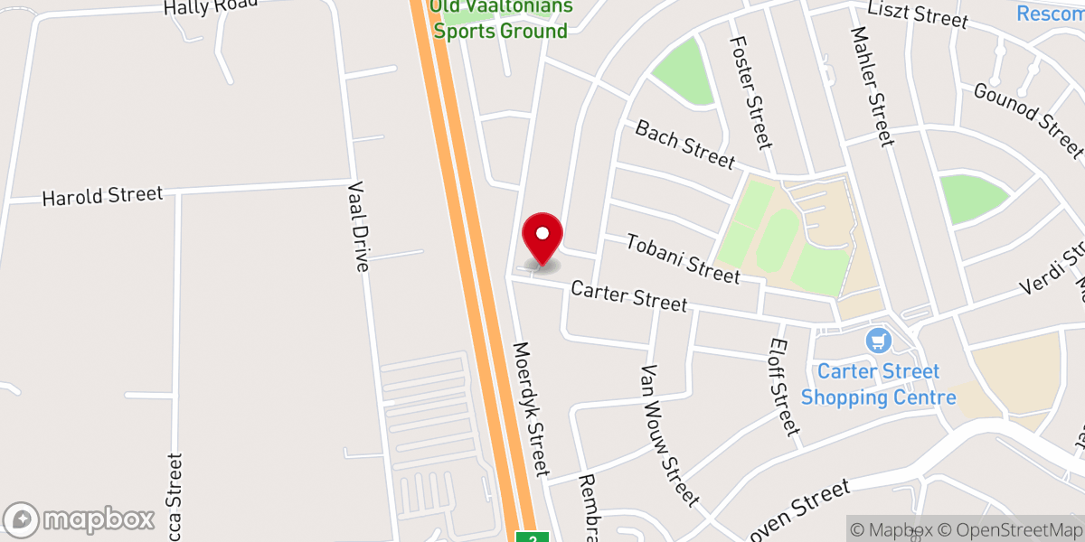 Map showing location of United Church