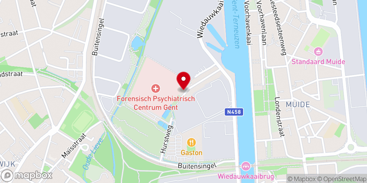Map showing location of Kapel Maria Goretti