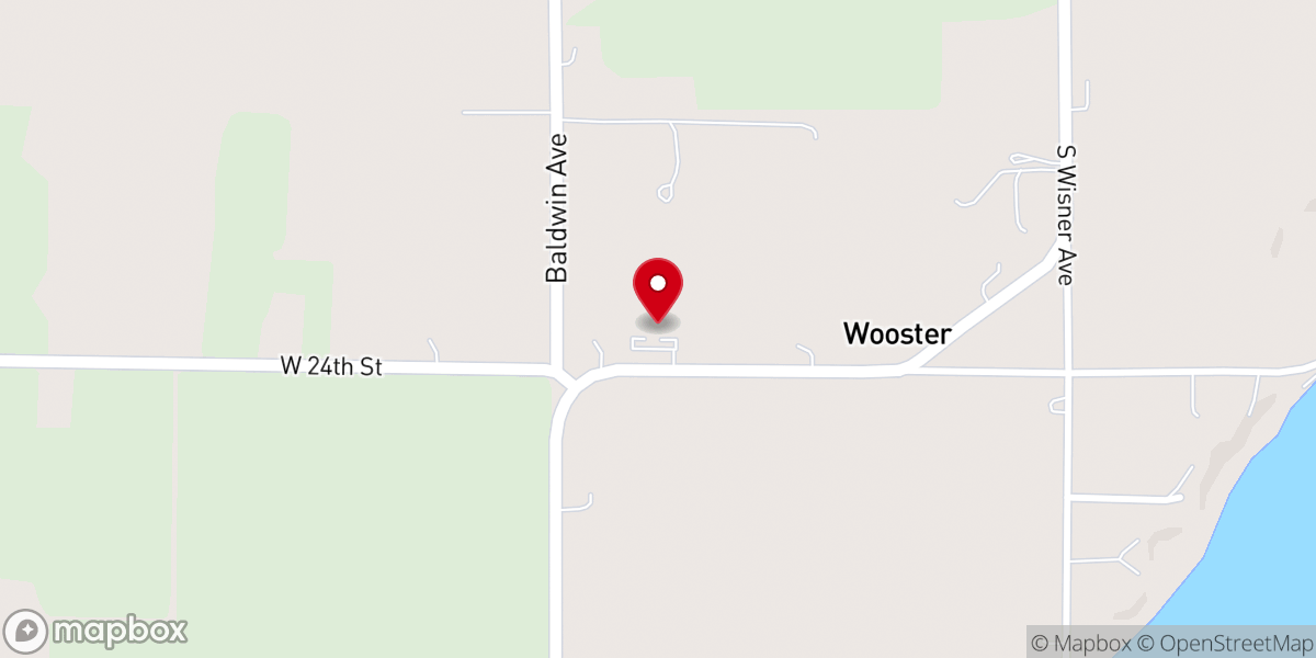 Map showing location of Country Bible Church