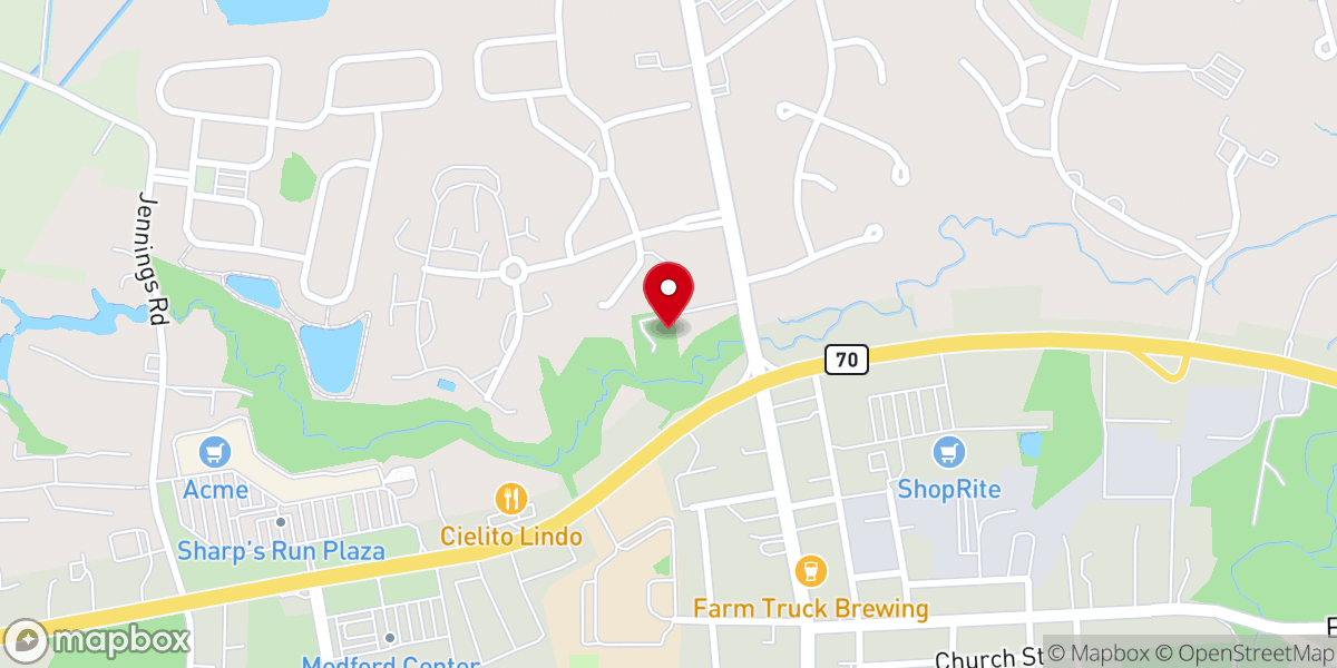 Map showing location of Immanuel Orthodox Presbyterian Church