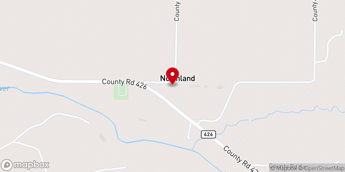 Map showing location of Saint Joseph Mission Catholic Church, Northland