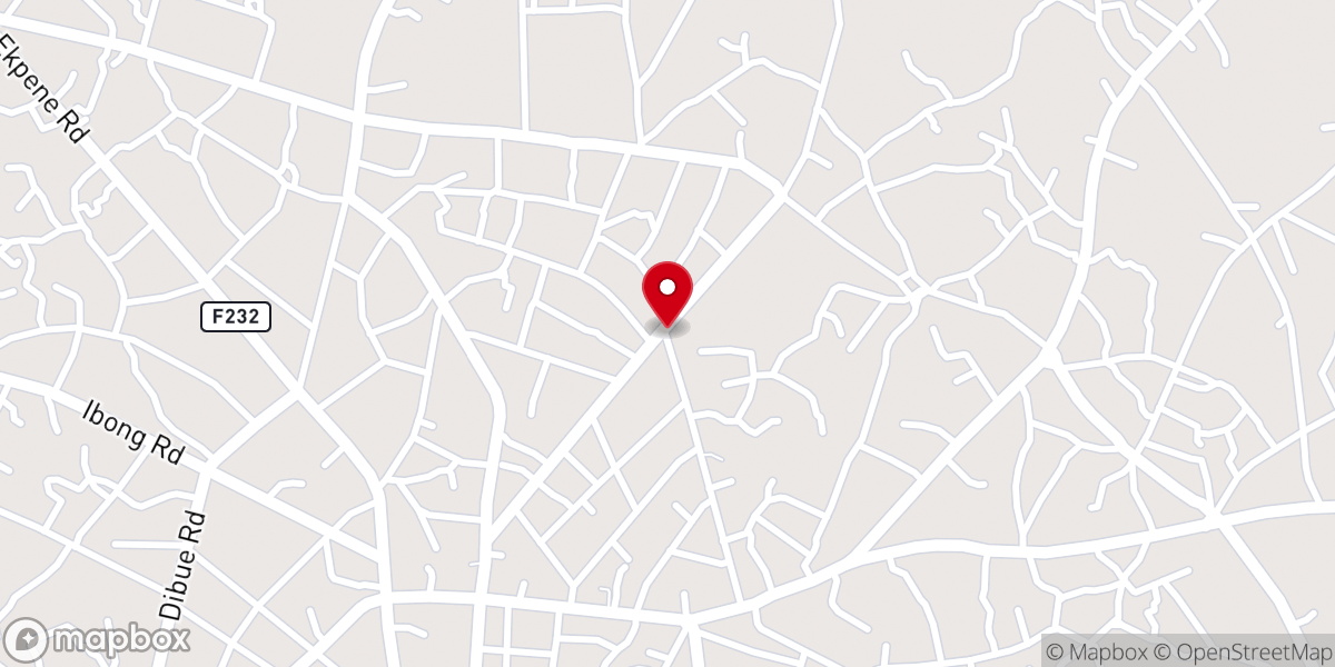 Map showing location of The King's Dominion International Gospel Assembly (TKDIGA)