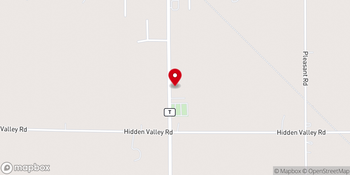 Map showing location of Loving Arms CCDC