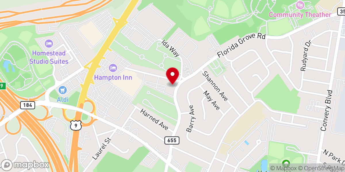 Map showing location of Good Shepherd Parish