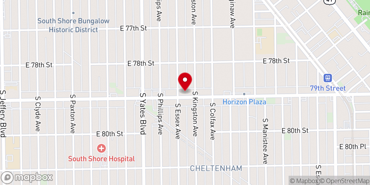 Map showing location of Excellent Way Church of God in Christ