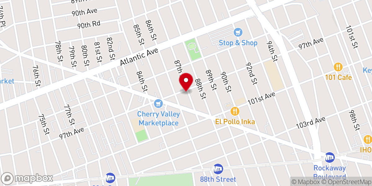 Map showing location of St Mary's Ukrainian Church