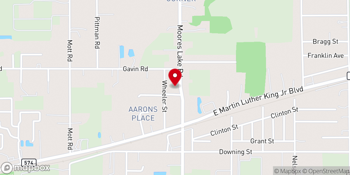 Map showing location of New Covenant Family Center