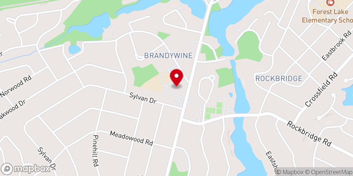 Map showing location of North Trenholm Baptist Church