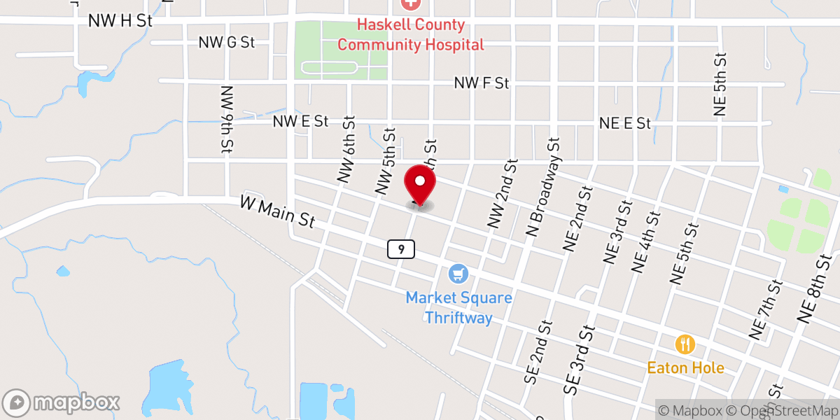 Map showing location of First Freewill Baptist Church Stglr