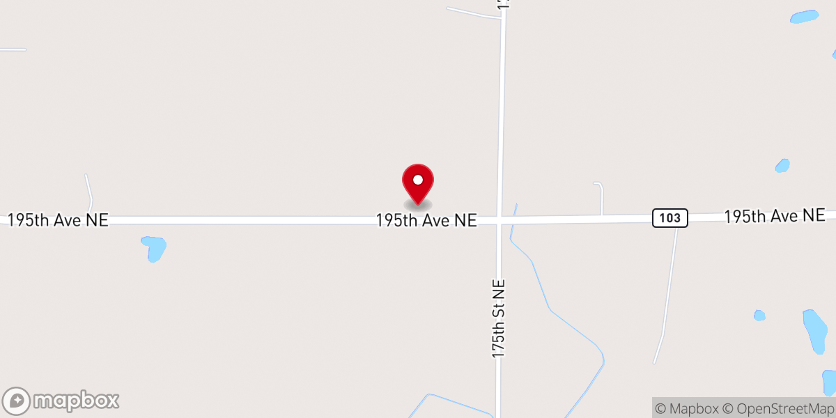 Map showing location of Zion Church