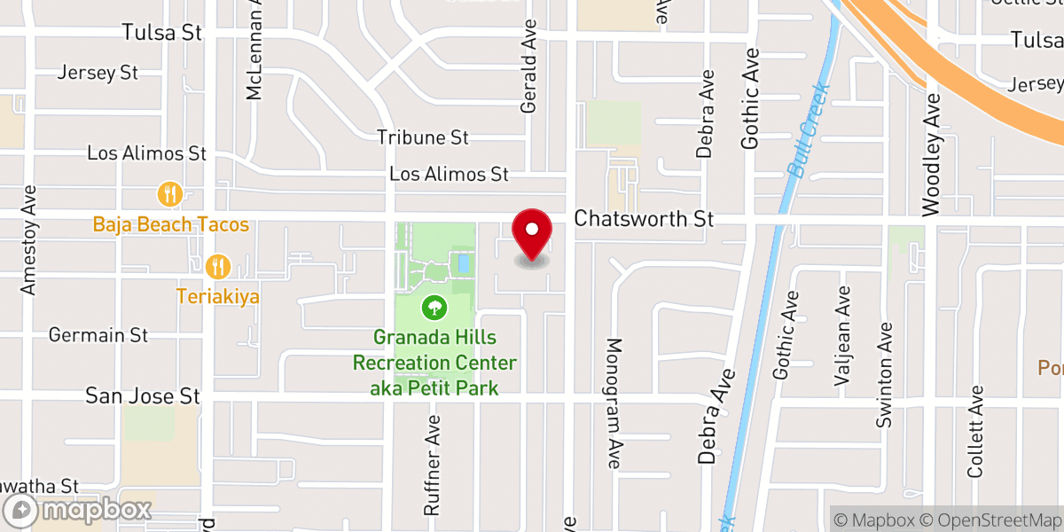Map showing location of Granada Gardens | An RHF Community