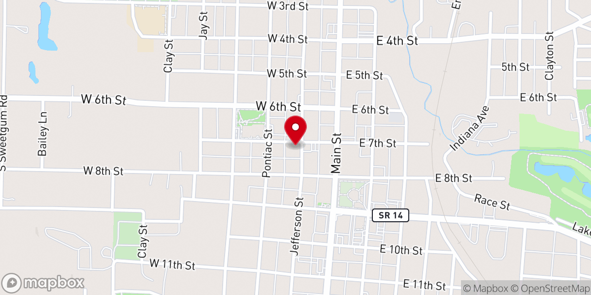 Map showing location of Grace UMC Preschool