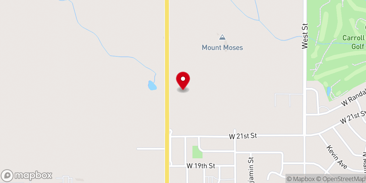 Map showing location of Discover Church of Carroll