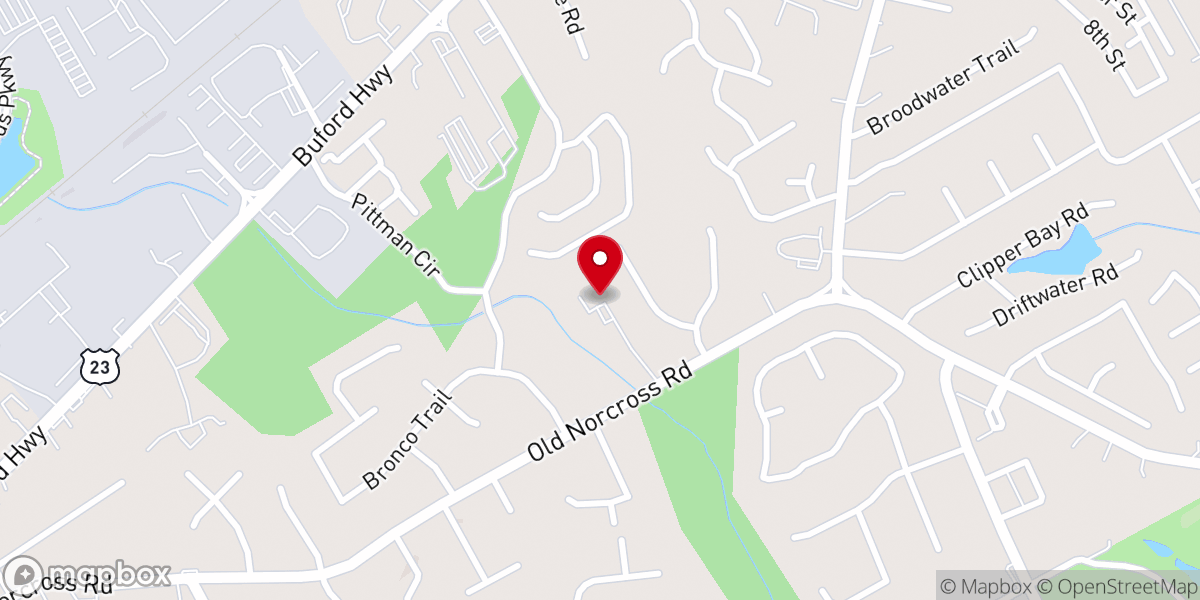 Map showing location of Atlanta Korean SDA Church