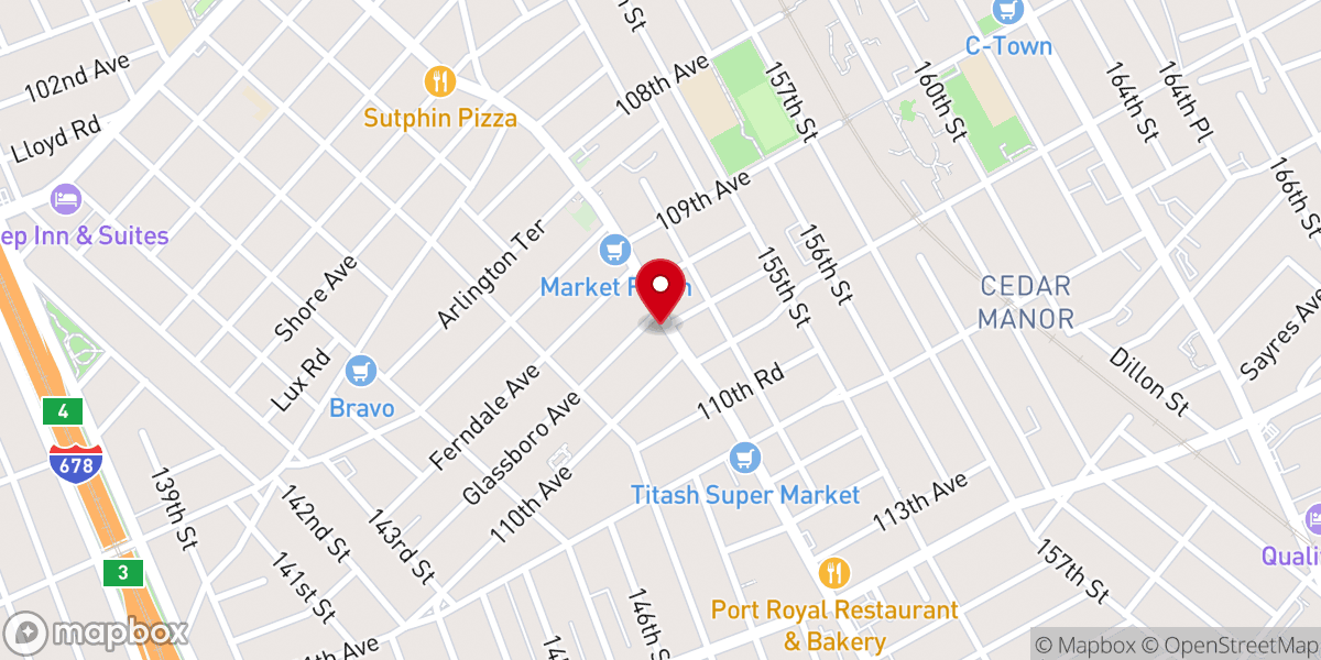 Map showing location of Calvery Healing Deliverance