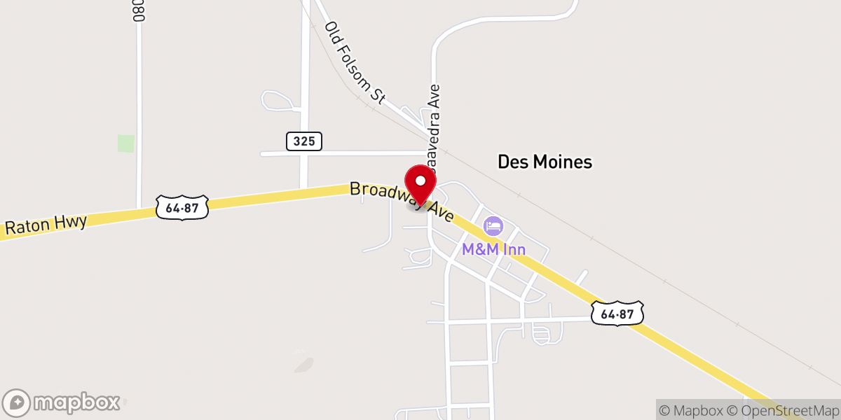 Map showing location of Our Lady of Guadalupe Catholic Church