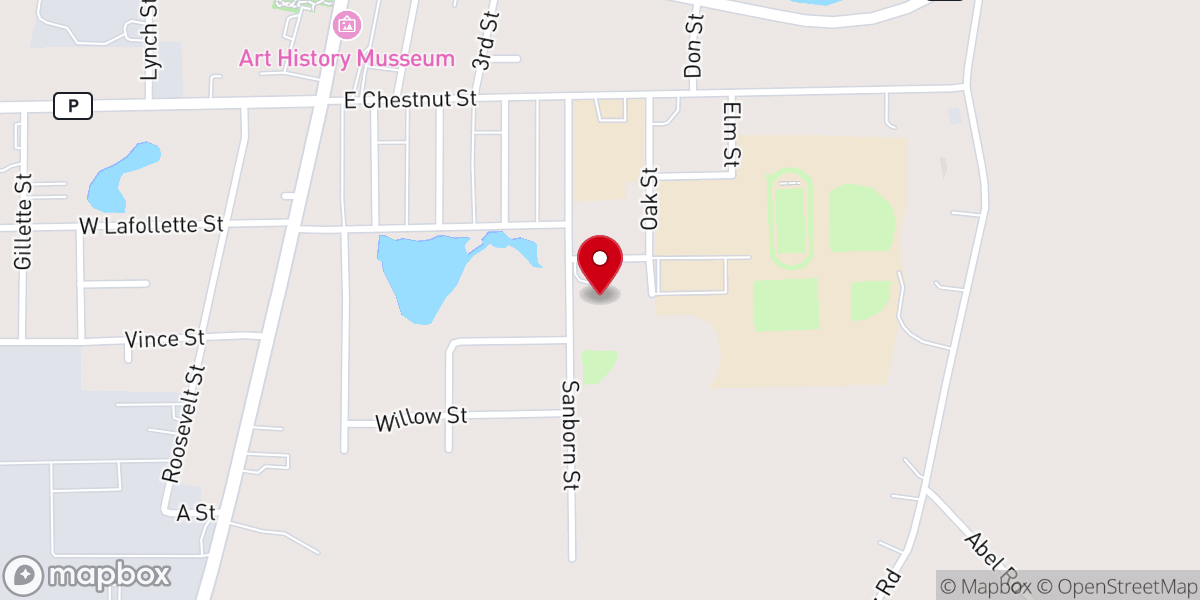 Map showing location of St Johns Lutheran Church & School