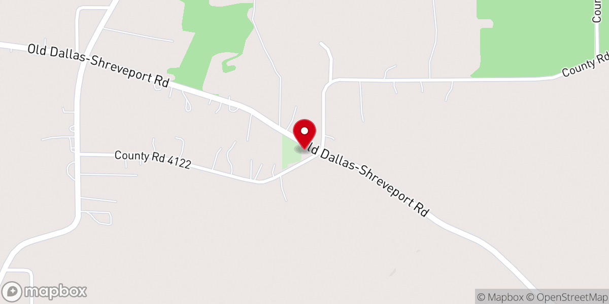 Map showing location of Sabine Church