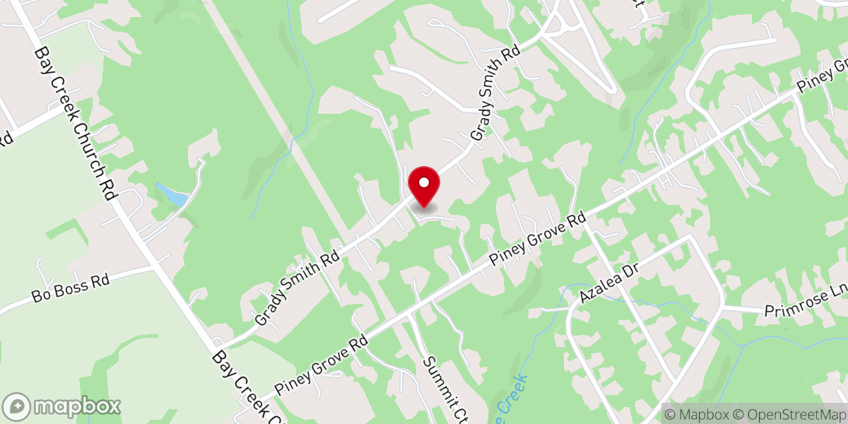 Map showing location of Loganville church of Christ
