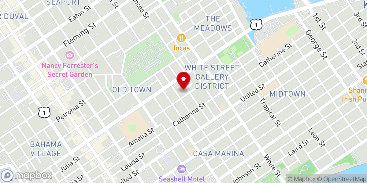 Map showing location of Church of Creative Consciousnes Inc