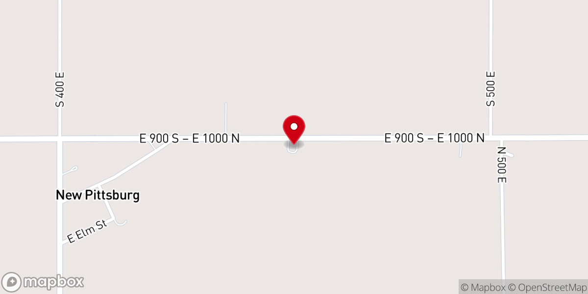 Map showing location of Praise Chapel Church of God