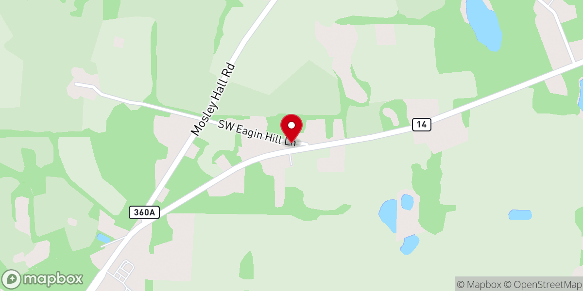 Map showing location of Cascade Missionary Baptist