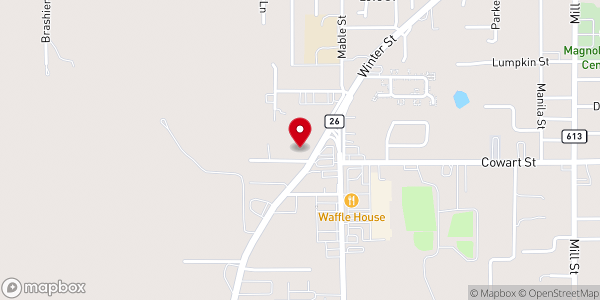 Map showing location of Lighthouse First Pentecostal Church