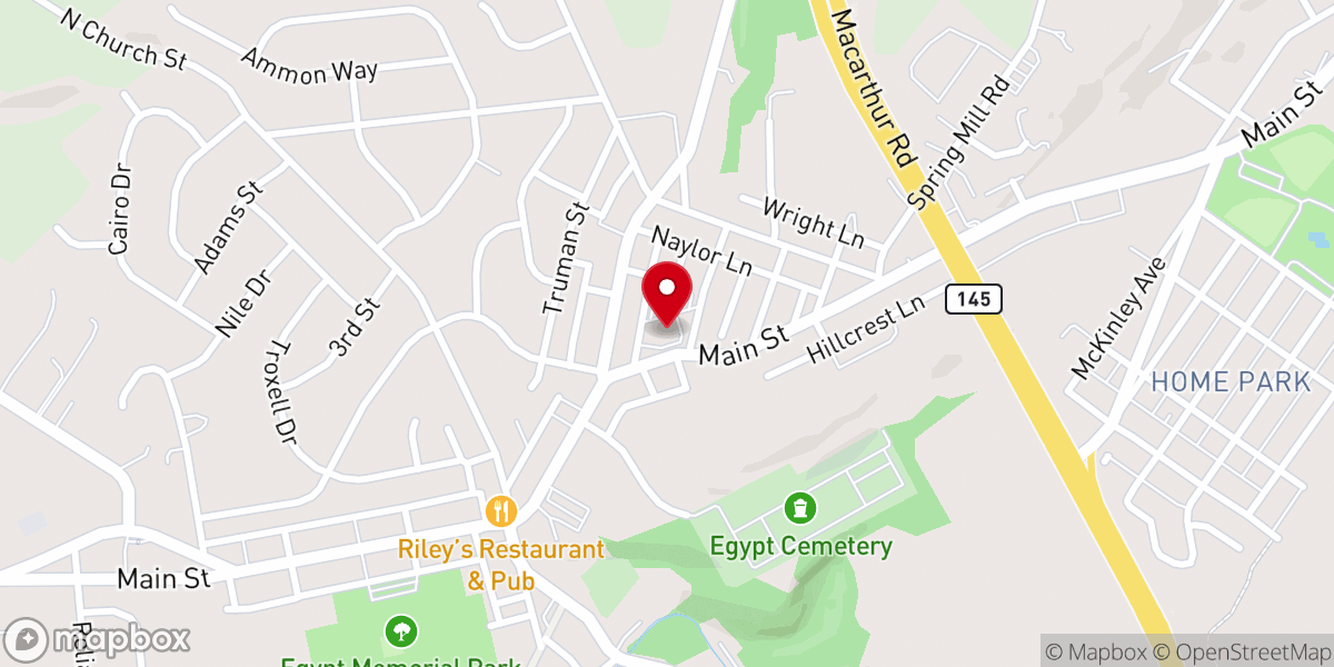 Map showing location of Shepherd of the Hills Lutheran Church