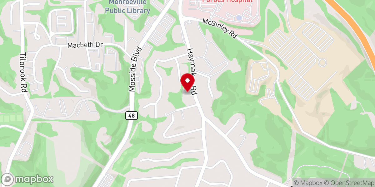 Map showing location of Lord's Church of Pittsburgh