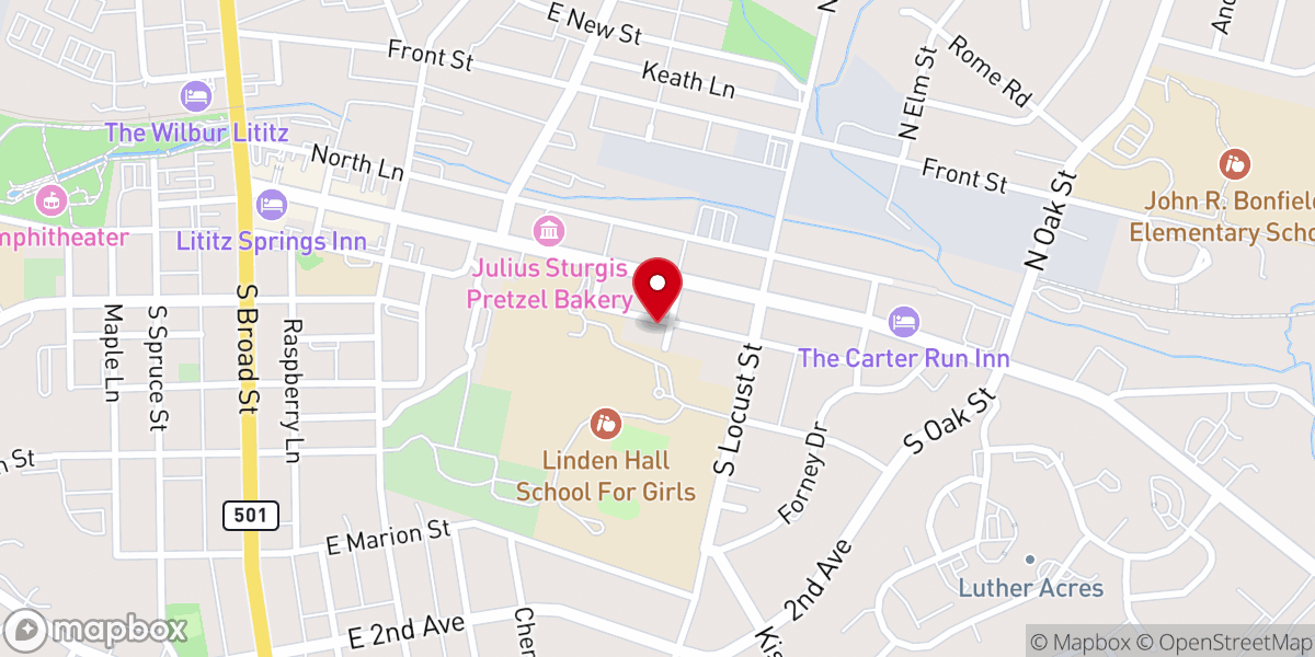 Map showing location of Word of Life Mennonite Fellowship