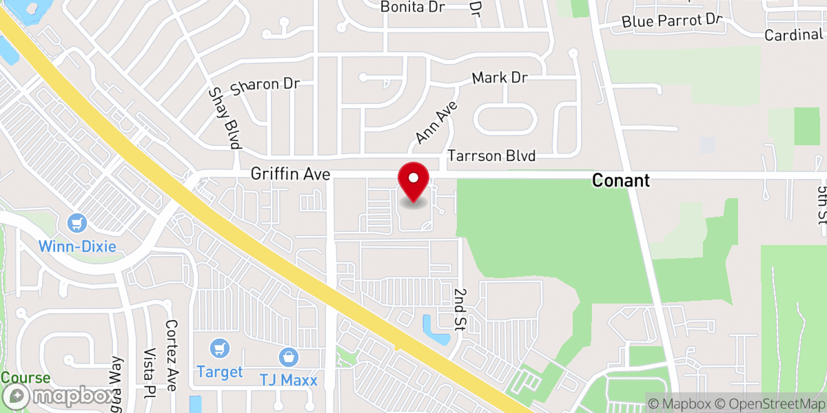 Map showing location of Lady Lake Specialty Care