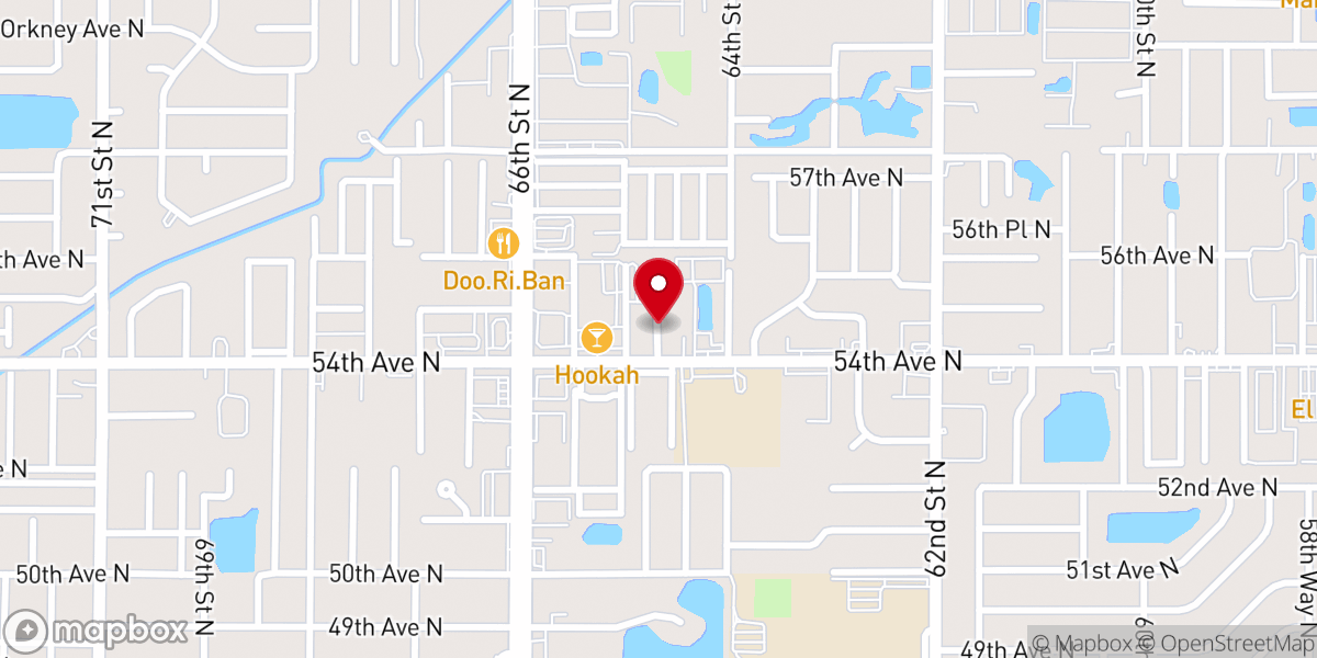 Map showing location of St. Andrew's Russian Orthodox Church