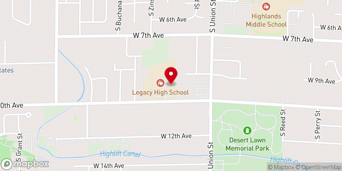 Map showing location of City Church