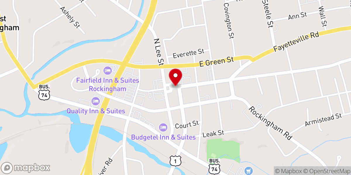 Map showing location of Standing in the Gap Ministries