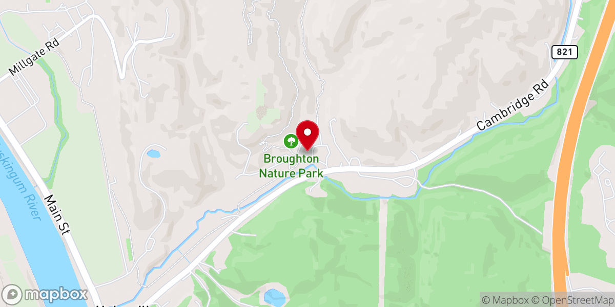 Map showing location of Marietta Seventh-day Adventist Church